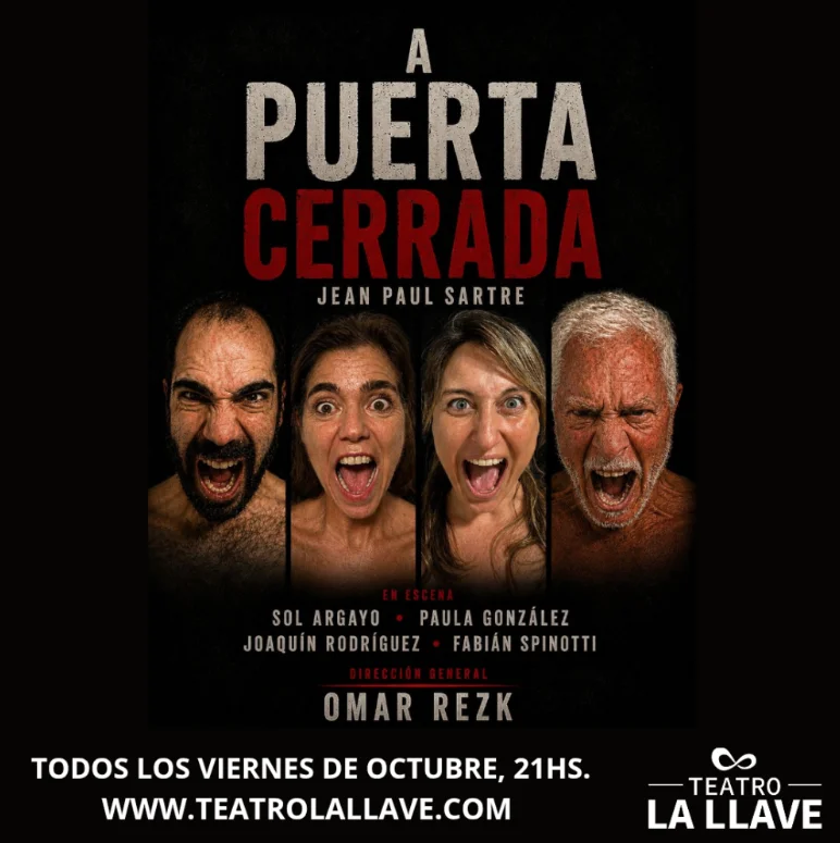 a puerta cerrada